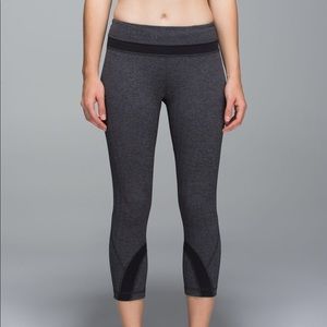 Run inspire crop herringbone print!